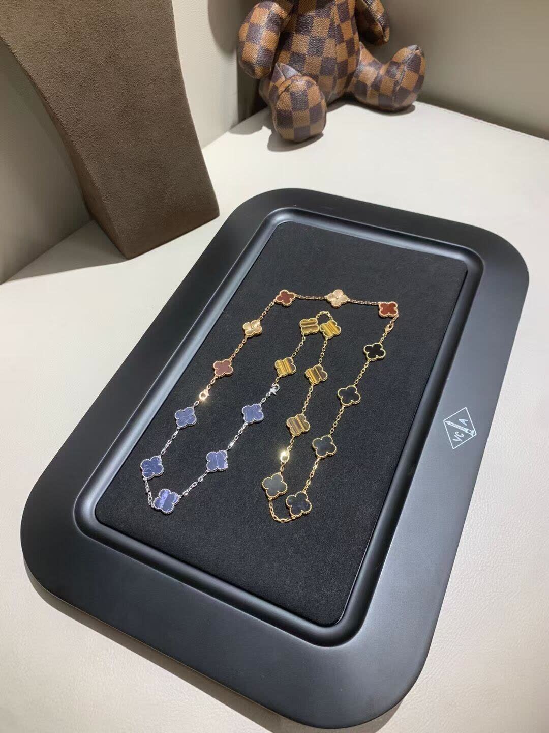 Van Cleef & Arpels Monogram Multicolore Necklace